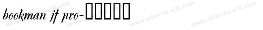bookman jf pro字体转换
